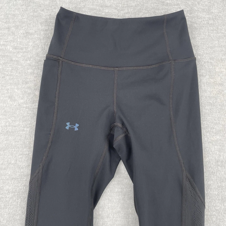 Leggings Under Armour Rush Feminina XS Extra Pequena Preta Ginástica Yoga Compressão - Imagem 2 de 4
