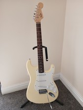 Fender Squier Bullet Strat Stratocaster Ivory Electric Guitar