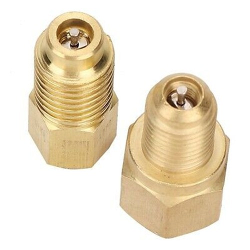 R1234yf Adapter R134a Removable Solid Brass Tools With Spool 2 Pcs Charging - Picture 6 of 8