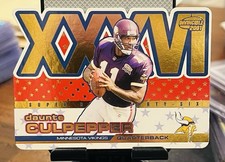 Daunte Culpepper 2001 Pacific Invincible #10 XXXVI Super Bowl Die Cut #108/499