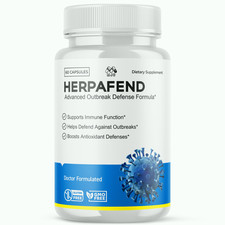  1 Pack Herpafend Advanced Formula Skin Health, Herpa Fend Pills 60 Capsules 