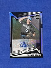 2022 Panini Elite Extra Edition Connor Staine #146 Autograph Rockies Auto H