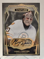 2022-23 Upper Deck Stature Gerry Cheevers Design Photo Variant Memorabilia #1/5 