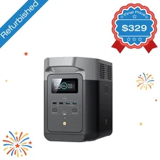 EcoFlow DELTA 2 Portable Power Station 1024Wh Certified Refurbished, LiFePO4