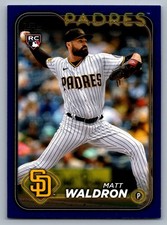 2024 Topps #162 Matt Waldron Royal Blue