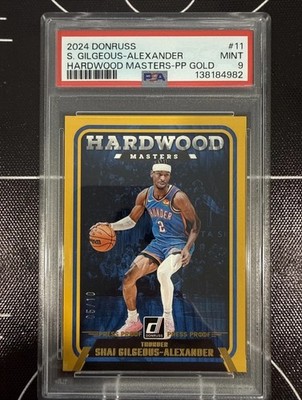2024-25 Donruss - Hardwood Masters Shai Gilgeous-Alexander #11 Press Proof GOLD