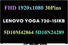 LCD Screen Touch Glass Digitizer for Lenovo Yoga 720-15IKB 5D10N24289 1920x1080