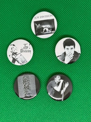 Set of 5 Badges - Joy Division - 25mm badges - Handmade - Post-Punk