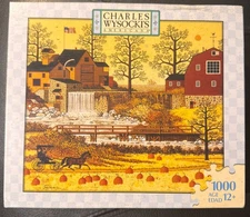 New/sealed RARE Charles Wysocki 1000 pc Puzzle "A Friendly Good Day"