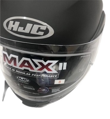 HJC IS-MAX II Rubbertone Flat Black Full Face Motorcycle Helmet SMALL