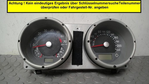 Tachoeinheit/ Kombiinstrument VW Lupo 1.0 6 X 6X0920801 12 Monate Garantie