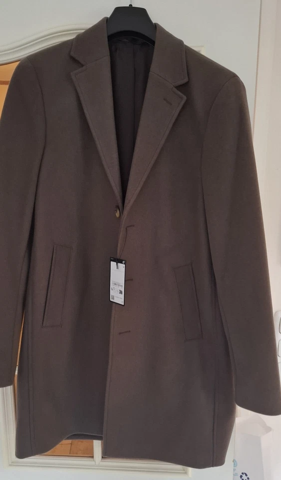 C & A HERREN MANTEL,  BRAUN , GR. M - Bild 2 von 4