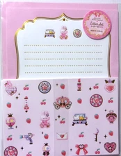 KAMIO ECRIN HEUREUX Magical Girl Letter Envelope Set Japan