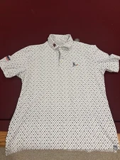 Scotty Cameron Peter Millar Polo Shirt Men Medium Circle T Golf Putter RARE