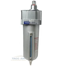 0.01 Micron Oil Coalescing Filter 1/2" NPT Compressed Air Compressor Separator