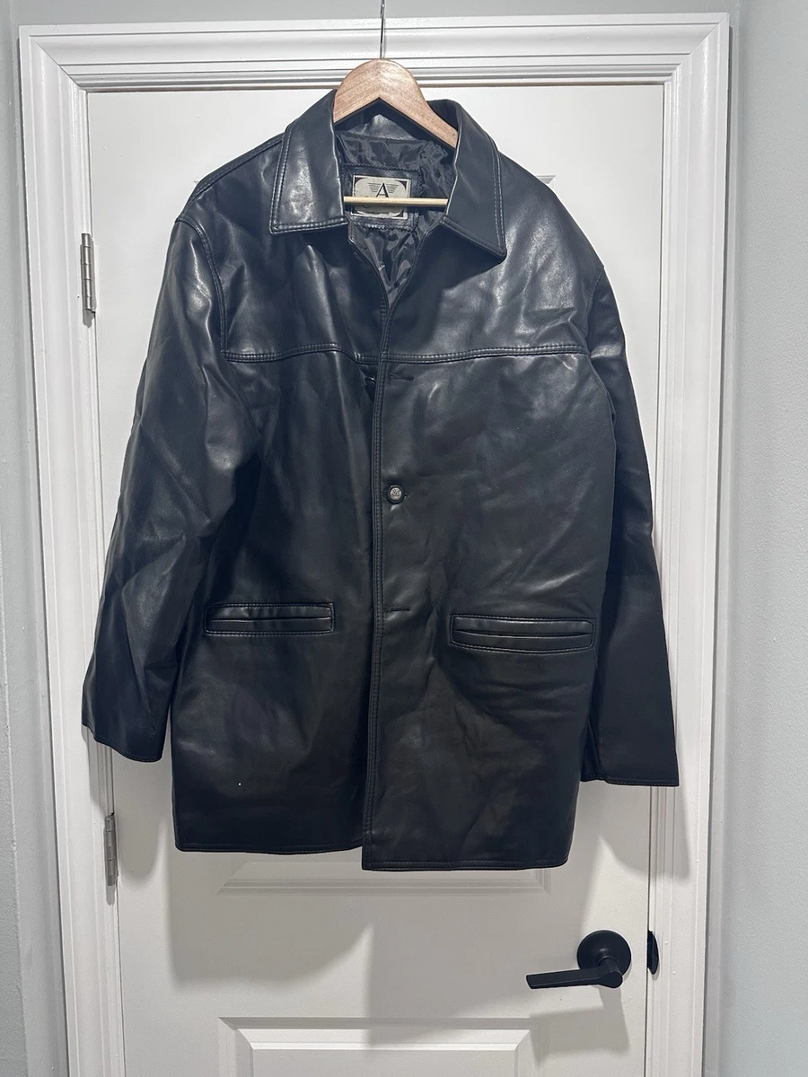 Armani Collezioni Leather Outer Shell Jackets for Men for Sale