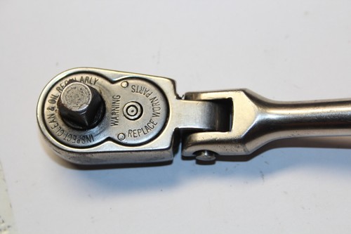 SNAP-ON TOOLS 3/8" Drive Standard Handle Bent Flex-Head Ratchet F732A USA - Bild 3 von 7