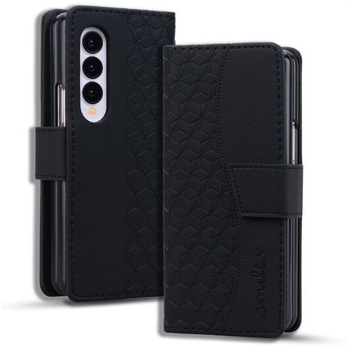 For Samsung Galaxy Z Fold 6 5 4 3 Magnetic Leather Flip Stand Card Wallet Case - Picture 11 of 46