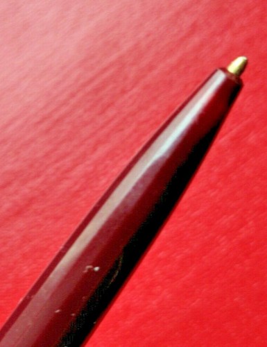 RDA BOLÍGRAFO VINTAGE MARKANT APART ROJO BORGOÑA RARO - Imagen 5 de 8