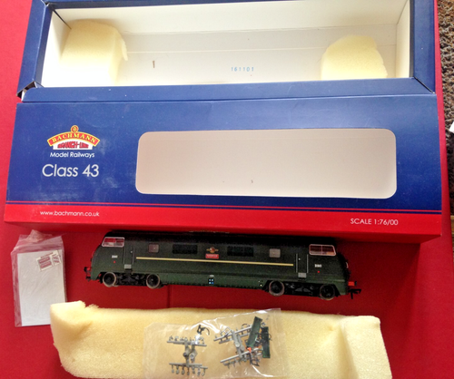 Boxed Bachmann 32-069 BR Class 43 Warship, No D841 in BR Green Livery Roebuck