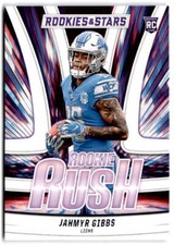 2023 Rookies & Stars Rookie Rush #RR-7 JAHMYR GIBBS  Detroit Lions 