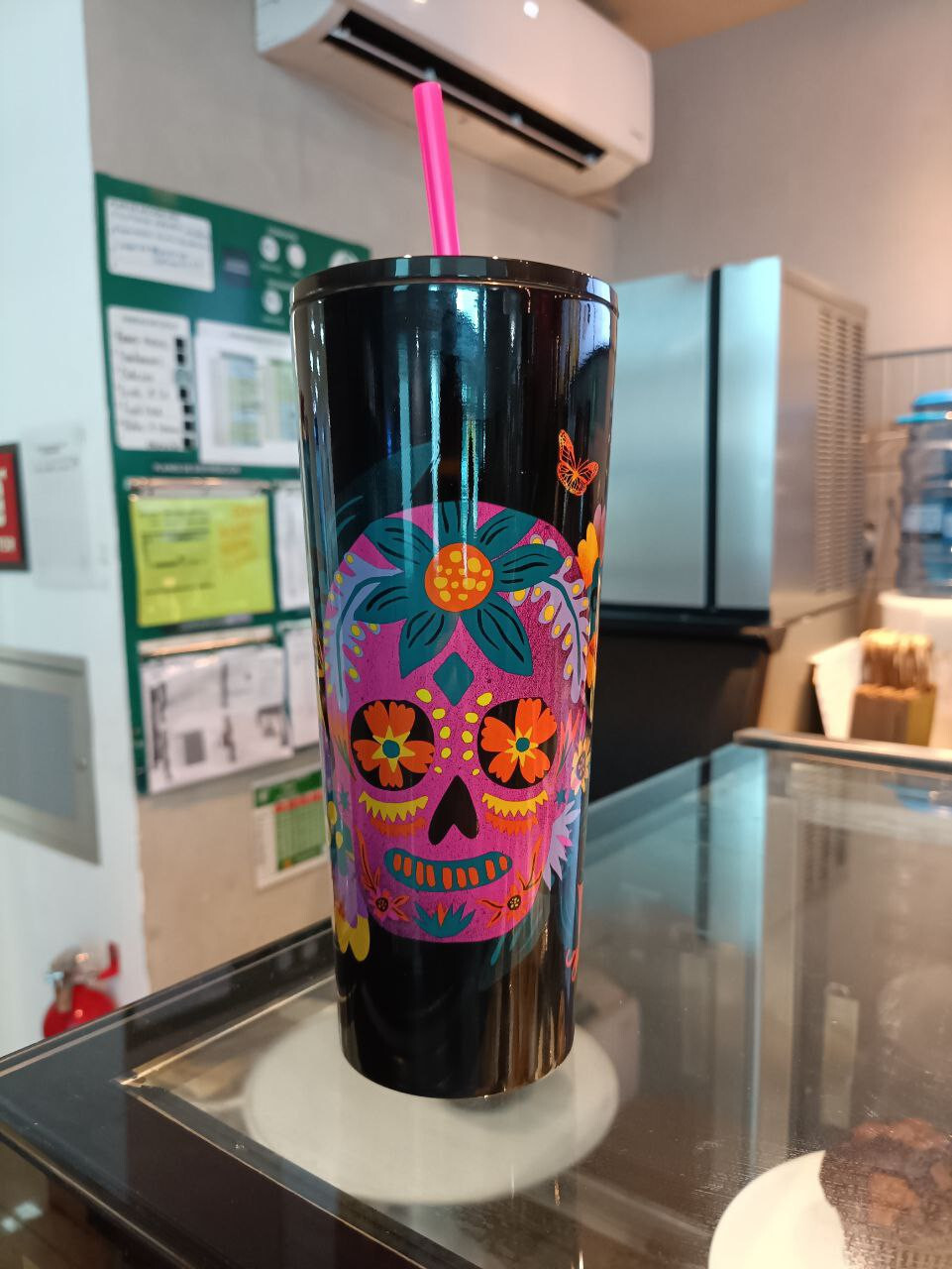 Starbucks Mexico 2023 Tumbler Venti Metalico Dia De Muertos Halloween