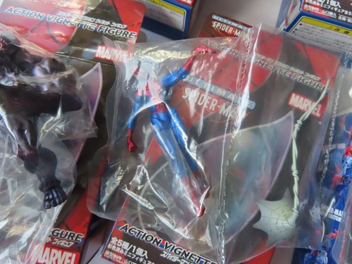 Spider Man Marvel Rare FIGURES Kaiyodo Vignette ultimate Japanese set of 5 - Picture 8 of 12