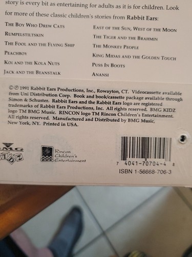 New Sealed Finn McCoul Audio Cassette Book Long Box W/ Poster By Rabbit Ears - Picture 9 of 13