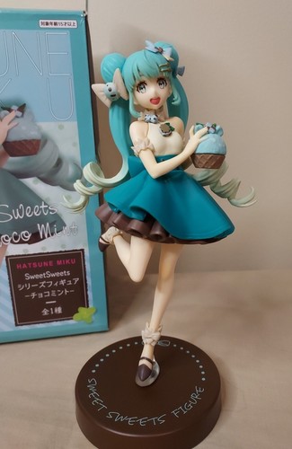 Figura Vocaloid Dulces Dulces Choco Como Nueva Perla Miku Hatsune - Imagen 6 de 19