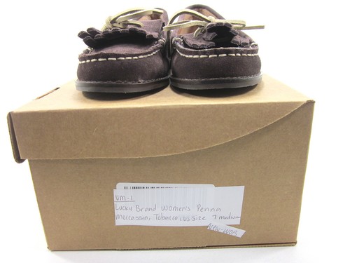 LUCKY BRAND FOOTWEAR, PENNA MOCCASSIN, WOMENS, TOBACCO, US SIZE 7, EUR 37 - Picture 6 of 9