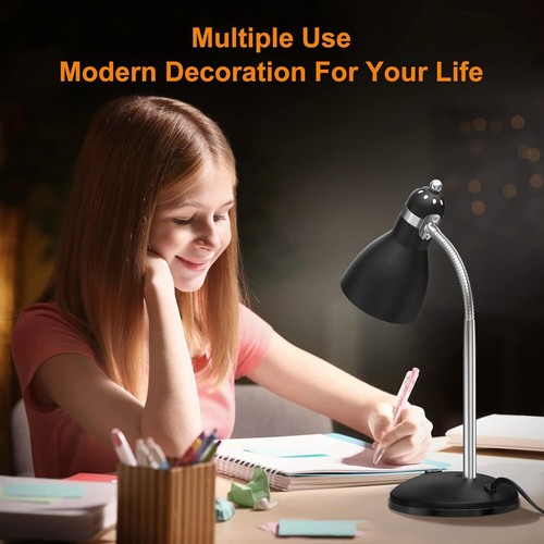 Metal Desk Lamp, Eye-Caring Table Lamp with Flexible Gooseneck for Home Office - Picture 41 of 74