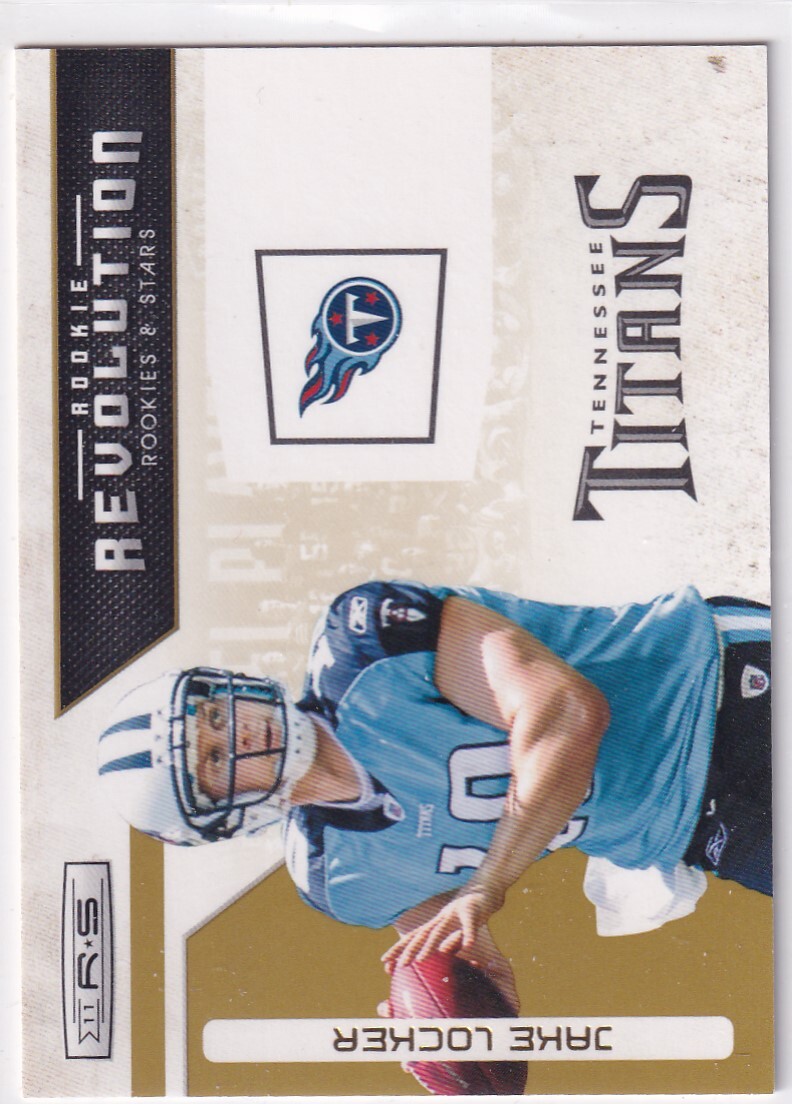 Jake Locker Panini Rookies & Stars Rookie Revolution #14 Gold