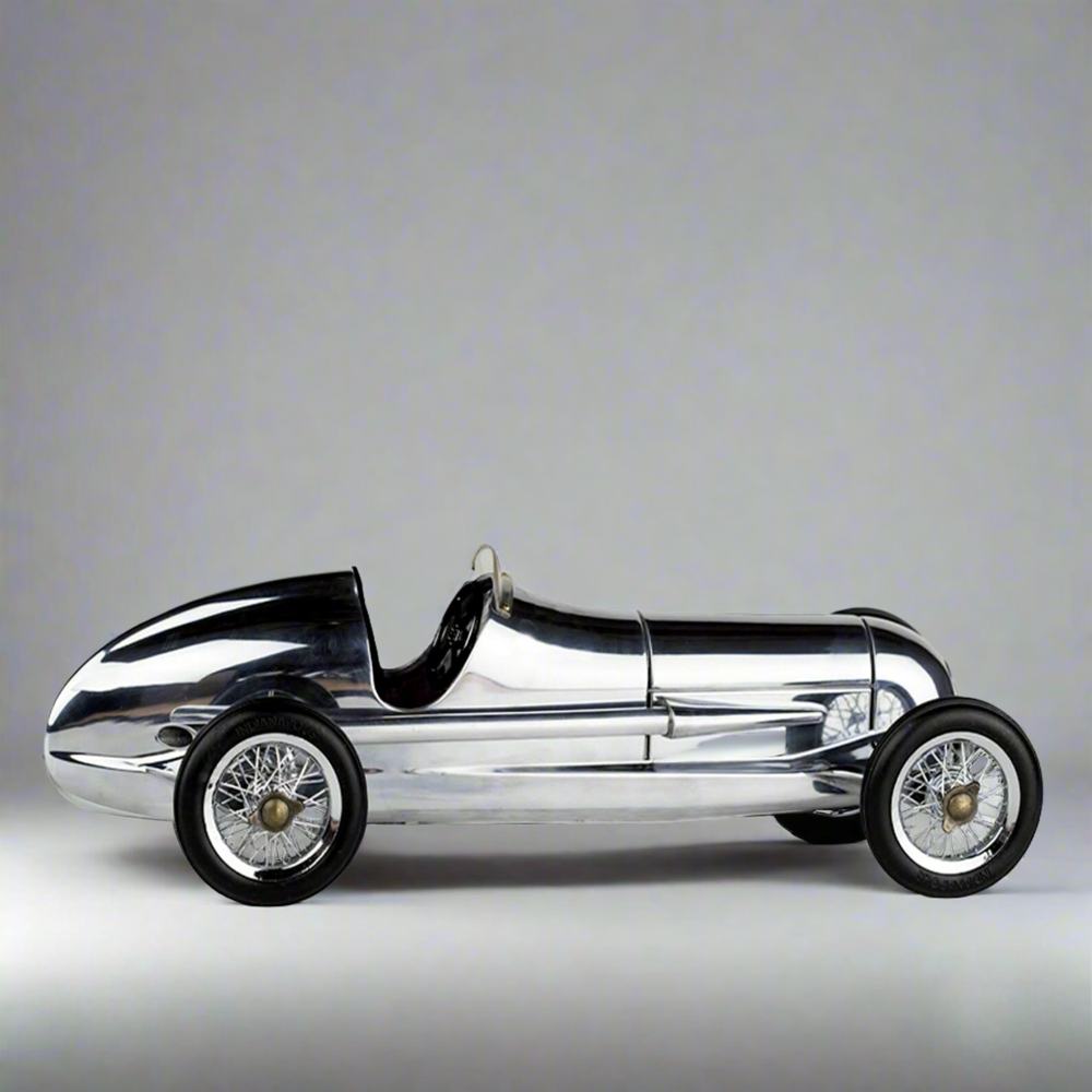 Mercedes Benz Silver Arrow Model Authentic Car Race Champion Vintage Replica 12