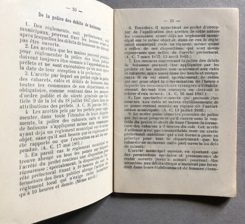 Instruction sur la police des cafés, cabarets, auberges, jeu de hasard — c. 1900 - Picture 4 of 6