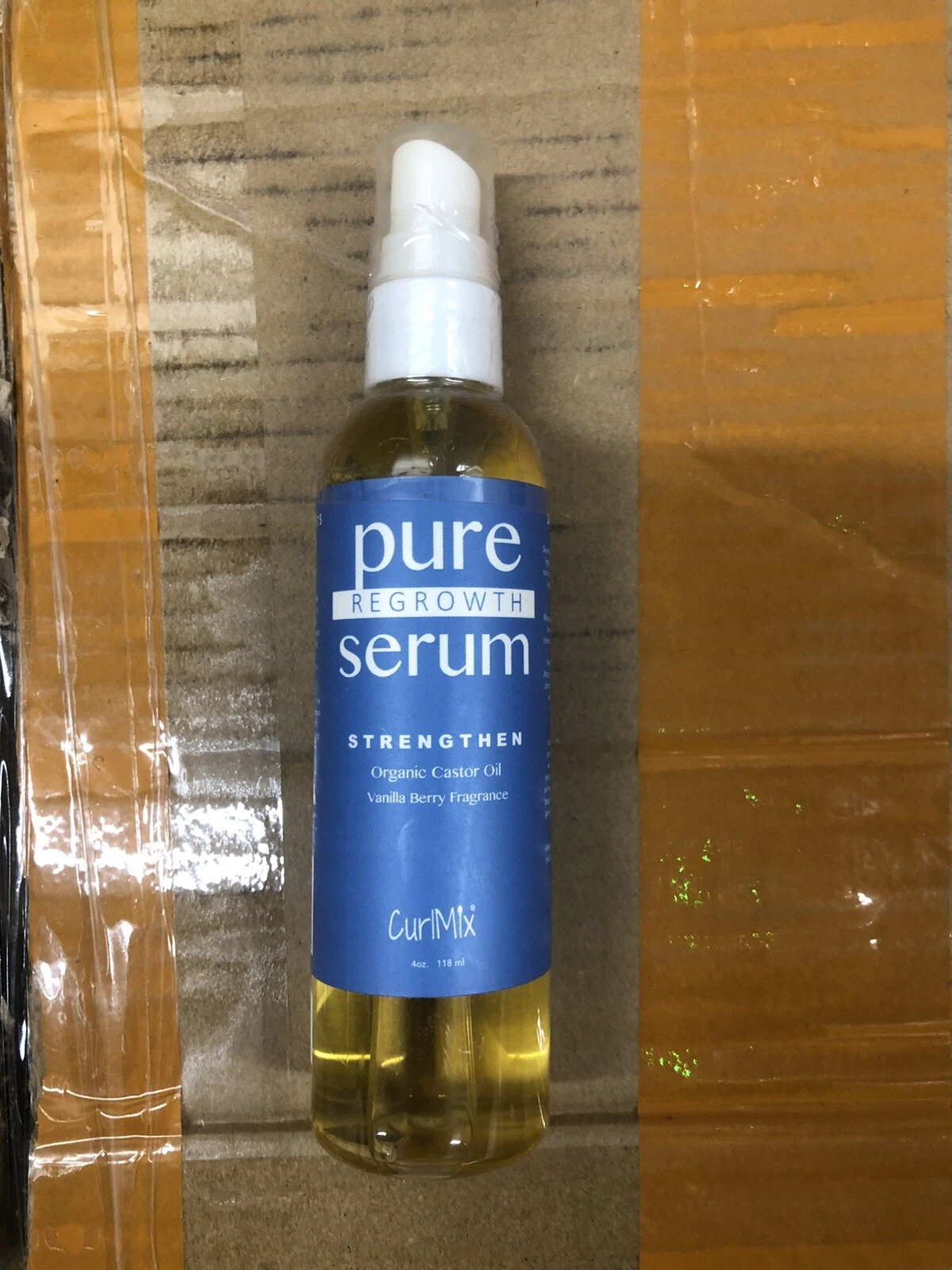 Curlmix Organic Hair Growth Serum For Curly Hair With Castor Oil Strengthens
