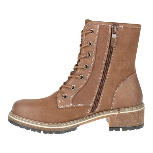 Josef Seibel  Waylynn 10 Women's Brown  Waterproof Zip Lace Ankle Boots Save £45 - Picture 3 of 8