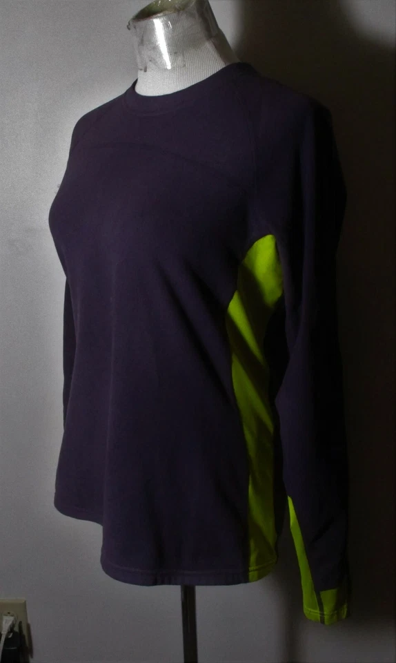 EASTERN MOUNTAIN SPORTS 紫色抓绒上衣 M 码 — 第 2/4 张图片