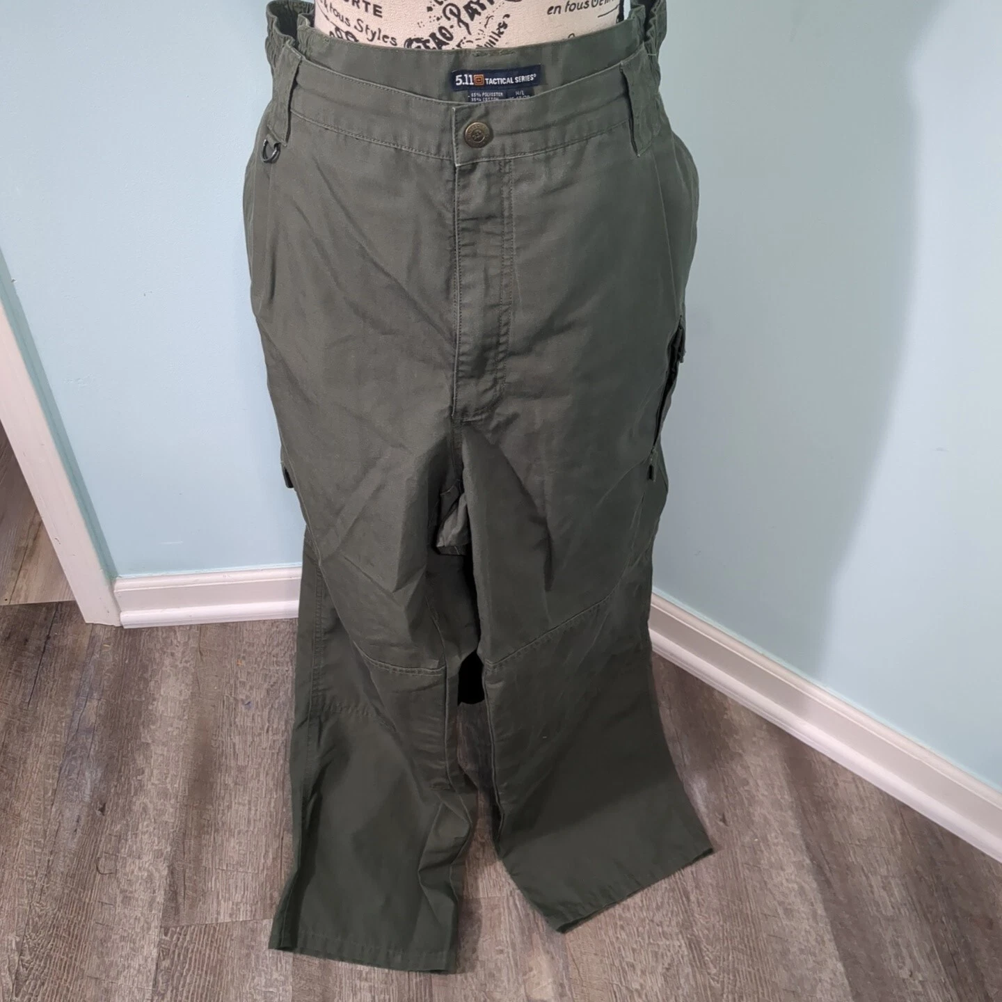 5.11 Tactical Series Pants Cargo green Police Utility Outdoors Pants 40 x 30