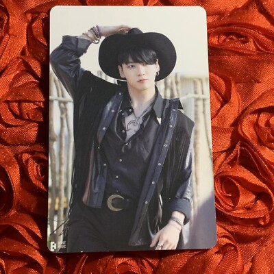 JUNGKOOK BTS Daily Edition Kpop Boy Photo Card Black Cowboy