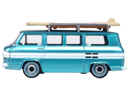 Chevrolet Corvair Greenbrier Passenger Wagon Van Surfboards Oxford Diecast 1/87 - Picture 3 of 5