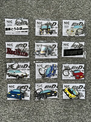 イニシャル D ピンズセット Initial D Metal Keychain vol 1 & 2 Full Set Kodansha Shuichi