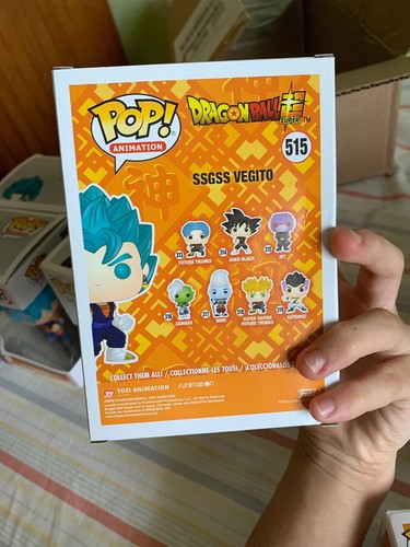 ¡FUNKO POP! ¡ANIMACIÓN SSGSS VEGITO #515 DRAGON BALL Z HOT TOPIC SUPER SAIYAN! - Imagen 5 de 6