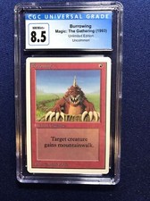 MTG Unlimited Burrowing CGC 8.5 NM/Mint+ 1993