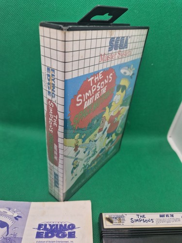 Juego Los Simpson Bart Vs Los Mutantes Espaciales | Sega Master System | Completo - Imagen 7 de 10