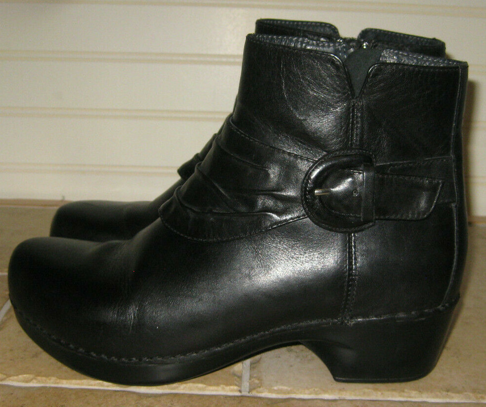 Dansko Black Leather Leather Leather Ankle Boots Size 38 US 7.5-8 db9782 Dansko Black Leather Leather Leather Ankle Boots Size 38 US 7.5-8 db9782