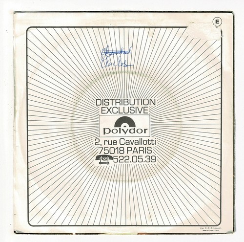 Georges Moustaki Vinyl 45 RPM 7 " Humbly Il Est came Out - Polydor 2056489 Rare - Picture 3 of 3