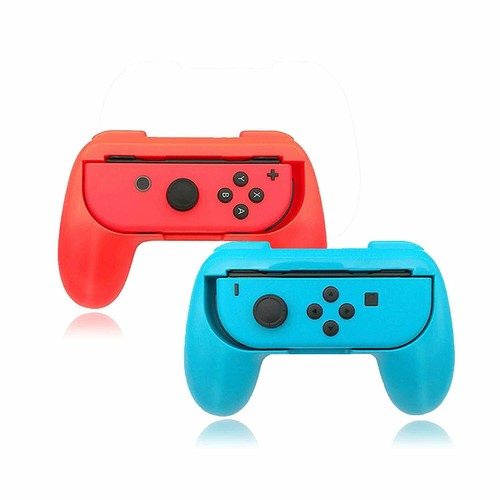 Beastron Grips Compatible with Nintendo Switch Joy Cons, Bundle (Red/Blue/Black) - Picture 34 of 36
