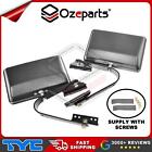 <!--F#f_0-->Rectangular Door Mirror w/Arm Pair LH+RH For Toyota Hilux Tray Ute Black<!--F/-->