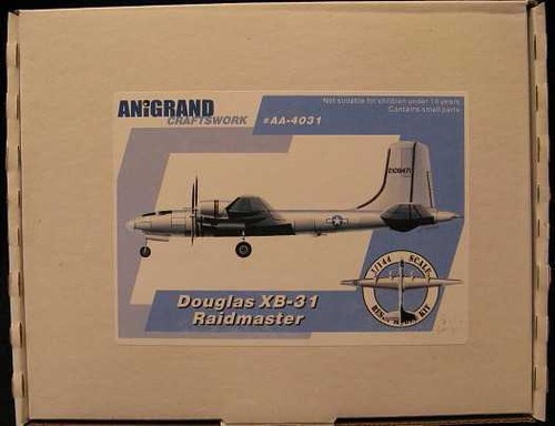 Anigrand Models 1/144 Douglas XB-31 RAIDMASTER American Bomber Prototype