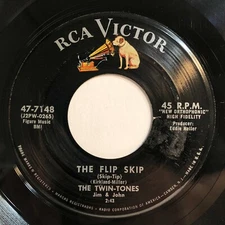 The Twin Tones 45 My Dear, The Flip Skip 1958 RCA Rock & Roll Vinyl Record NM-